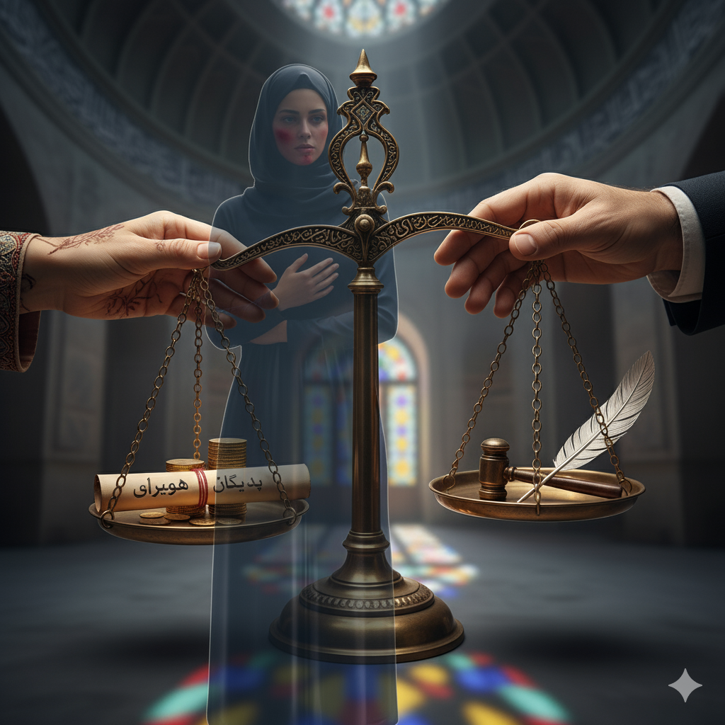 مقدار دیه کتک زدن زن